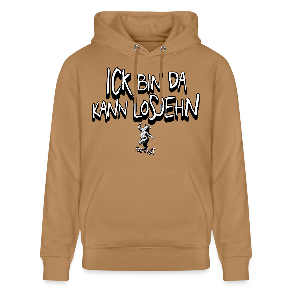 ICK BIN DA-Unisex Bio-Hoodie - Karamell 