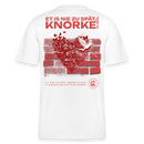 SEI KNORKE - Backprint -Relaxed Fit Unisex Bio-T-Shirt Sparker - Weiß