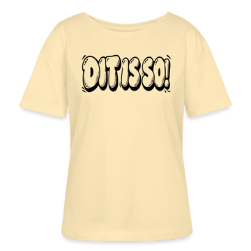 Berlin Shirt-DIT IS SO!-Relaxed Rundhals Frauen Bio-T-Shirt - Creme