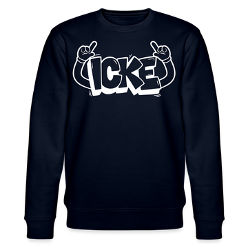 ICKE-Unisex Bio-Sweatshirt  mit Berliner Schnauze - Navy