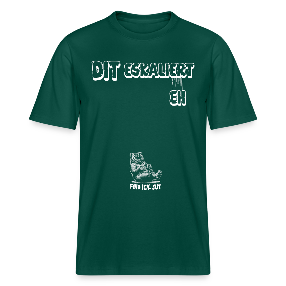 DIT ESKALIERT EH-Relaxed Fit Unisex Bio-T-Shirt - Forest