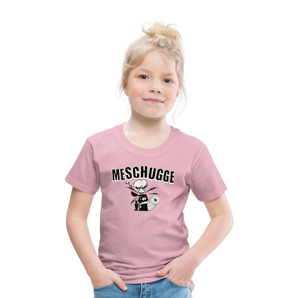 MESCHUGGE - Kinder Premium T-Shirt - Hellrosa