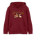 LATSCH UND BOMMEL - Kinder Bio-Hoodie - Burgunderrot