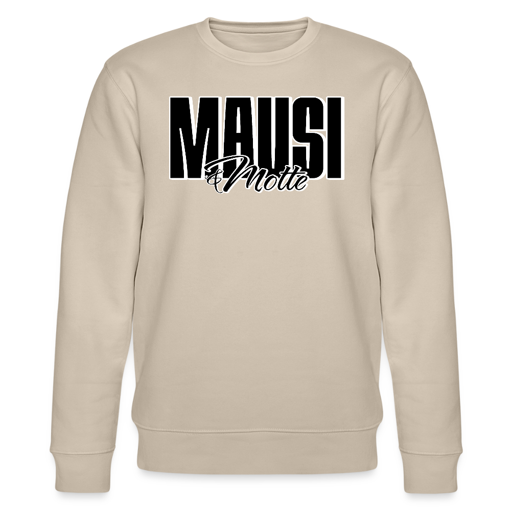 MAUSI UND MOTTE-Unisex Bio-Sweatshirt - Beige