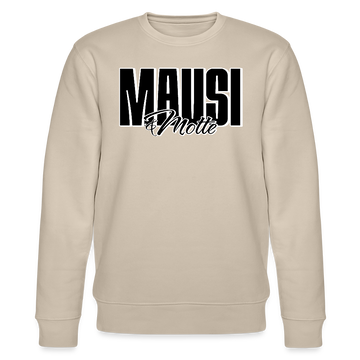 MAUSI UND MOTTE-Unisex Bio-Sweatshirt - Beige