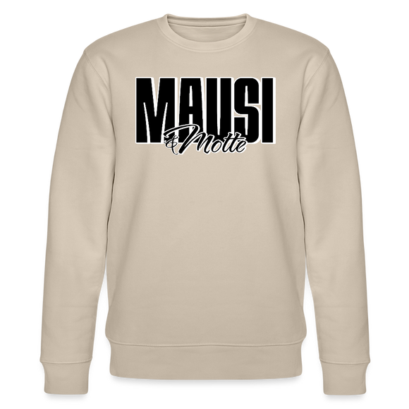 MAUSI UND MOTTE-Unisex Bio-Sweatshirt - Beige