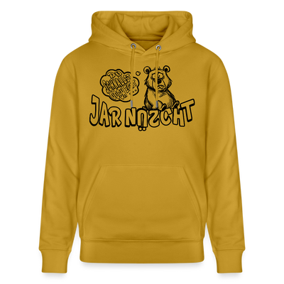 DU SCHNALLST JAR NÜSCHT-Unisex Bio-Hoodie - Ocker
