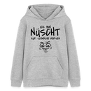 Hauptstadtjöre-NÜSCHT FÜR SCHWACHE NERVEN-Teenager Organic Hoodie - Grau meliert