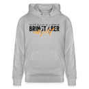 NETT KANN ICK OOCH - Unisex Bio-Hoodie - Grau meliert