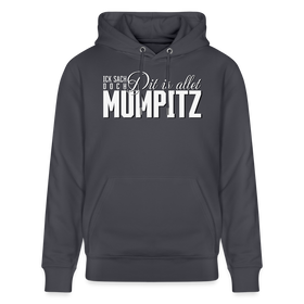 MUMPITZ-Unisex Bio-Hoodie-dunkel - Indigoblau