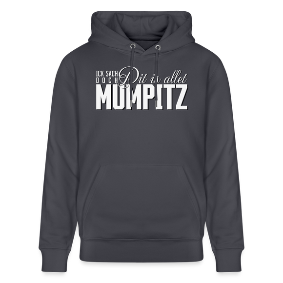 MUMPITZ-Unisex Bio-Hoodie-dunkel - Indigoblau