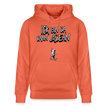 ICK BIN DA-Unisex Bio-Hoodie - Hellrot