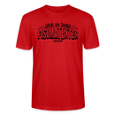 Berliner Spruch-FISIMATENTEN-Unisex Bio T-Shirt  II - Rot