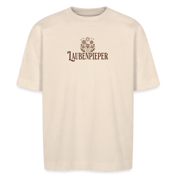 LAUBENPIEPER-Unisex Oversize Bio-T-Shirt - Naturweiß