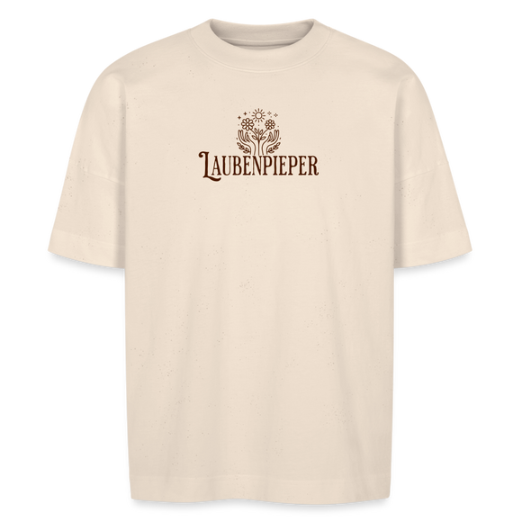 LAUBENPIEPER-Unisex Oversize Bio-T-Shirt - Naturweiß