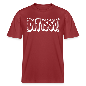 Berlin Shirt-DIT IS SO!-RELAXED FIT Unisex Organic T-Shirt - Erdrot