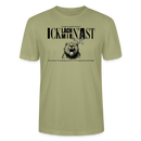 Dit Berlin Statement 'ICK LACH MIR N AST'-Design-Unisex T-Shirt BIO - Nebelgrün