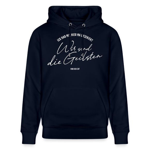 WIR SIND DIE GEILSTEN-Berlin26-Unisex Bio-Hoodie - Navy
