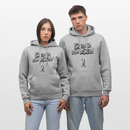 ICK BIN DA-Unisex Bio-Hoodie - Grau meliert