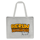 BERLIN ICK LIEB DIR - Einkaufstasche - Grau meliert