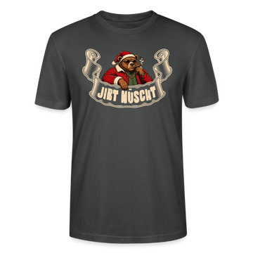 Berliner Bär-Weihachten-JIBT NÜSCHT-Unisex T-Shirt - Anthrazit