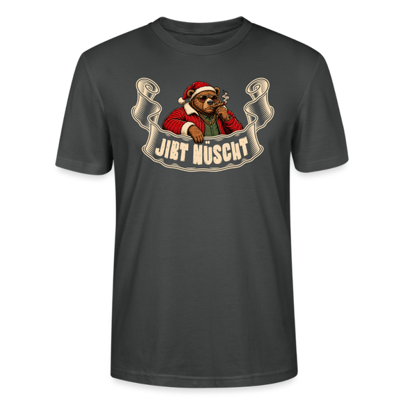 Berliner Bär-Weihachten-JIBT NÜSCHT-Unisex T-Shirt - Anthrazit