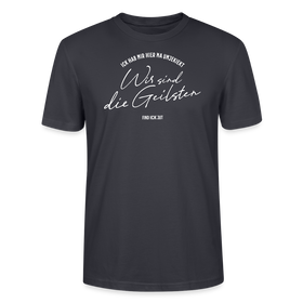 WIR SIND DIE GEILSTEN-Berlin26-Unisex T-Shirt bio - Dunkles Graublau