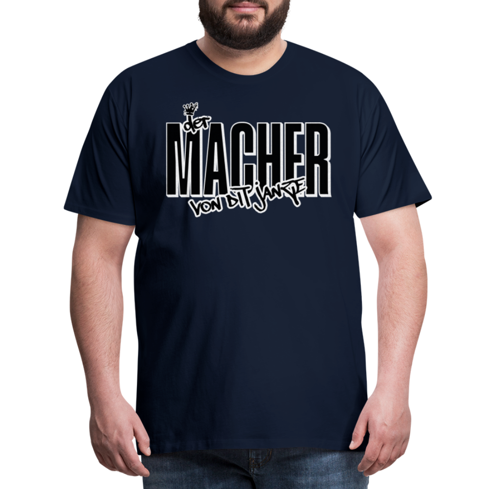 DER MACHER VON DIT JANZE - Männer Premium T-Shirt - Navy