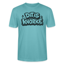 DIT IS KNORKE-Unisex T-Shirt Bio mit Berliner Spruch - Pastelltürkis