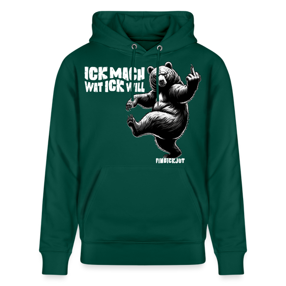 ICK MACH WAT ICK WILL-Unisex Bio-Hoodie III - Forest