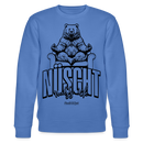 NÜSCHT MUSS ICK 2025-Unisex Bio-Sweatshirt mit Berliner Schnauze - Blau