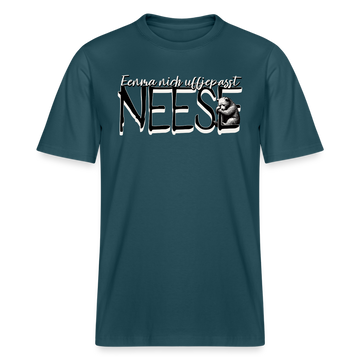 NEESE-Relaxed Fit Unisex Bio-T-Shirt - Dunkles Petrol
