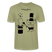 Dit leichte Berlin Shirt-OHNE WORTE-Unisex T-Shirt - Nebelgrün
