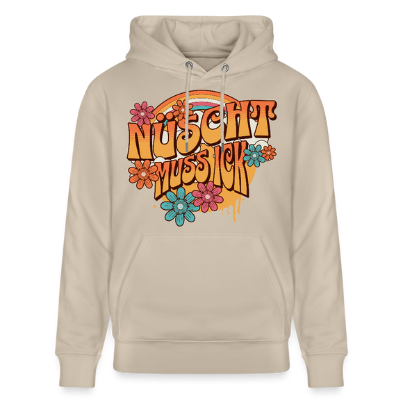 BERLINER RETRO-NÜSCHT MUSS ICK-Unisex Bio-Hoodie - Beige