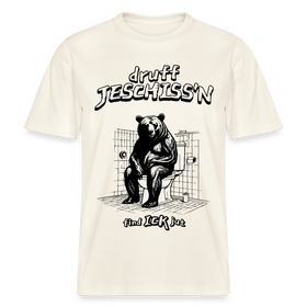 DRUFF JESCHISS'N-Relaxed Fit Unisex Bio-T-Shirt - Naturweiß 