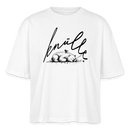 KNÜLLE - Frauen Boxy Bio-T-Shirt - Weiß