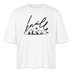 KNÜLLE - Frauen Boxy Bio-T-Shirt - Weiß