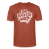 Berlin Shirt mit Spruch- DA KIEKSTE WA?-Unisex T-Shirt Bio - Terrakotta