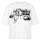 MACH 'N ABJANG-Frauen Boxy Bio-T-Shirt - Weiß