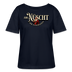 Weihnachten Berlin-JIBT NÜSCHT-Rundhals Frauen Bio-T-Shirt - Navy