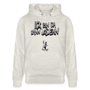 ICK BIN DA-Unisex Bio-Hoodie - Beige meliert