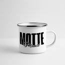 MOTTE UND MAUSI-Panorama Emaille-Tasse - Weiß