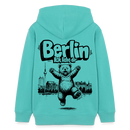 Berlin Souvenir-Teenager Bio-Hoodie-BERLIN ICK LIEBE DIR - Poolblau
