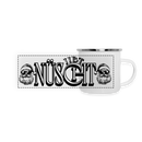 Weihnachtstasse 2025-JIBT NÜSCHT-Panorama Emaille-Tasse - Weiß