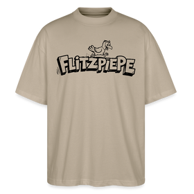FLITZPIEPE-Oversized Unisex Bio T-Shirt-2026 - Steingrau