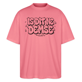Sommer Berlin Shirt-IS DIT NE DEMSE-Oversized Unisex Bio T-Shirt - Pink 