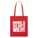 KNORKE? - Bio-Stoffbeutel - Rot
