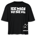 ICK MACH WAT ICK WILL-Frauen Boxy Bio-T-Shirt III - Schwarz
