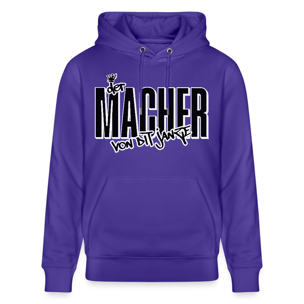 DER MACHER VON DIT JANZE - Unisex Bio-Hoodie - Purple Love 