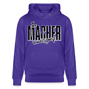DER MACHER VON DIT JANZE - Unisex Bio-Hoodie - Purple Love 